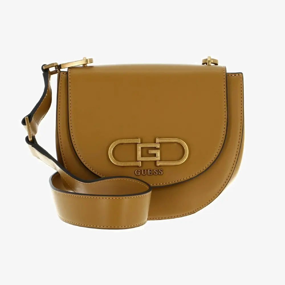 

Сумка Guess Fleet Saddle, светло-коричневый