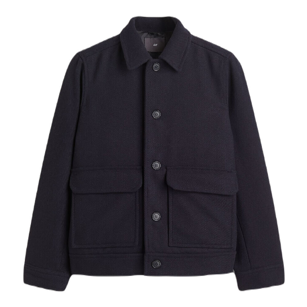 

Куртка H&M Wool-blend, темно-синий