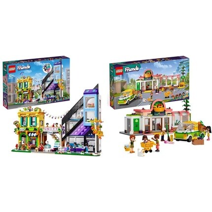 

Конструктор Lego 41732 Friends Downtown цветочные и дизайнерские магазины
