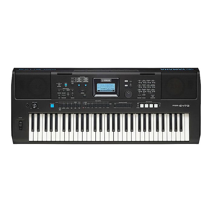 Yamaha PSR-E473 61-клавишная портативная клавиатура высокого уровня с адаптером питания PSR-E473 61-Key High Level Portable Keyboard With Power Adapter