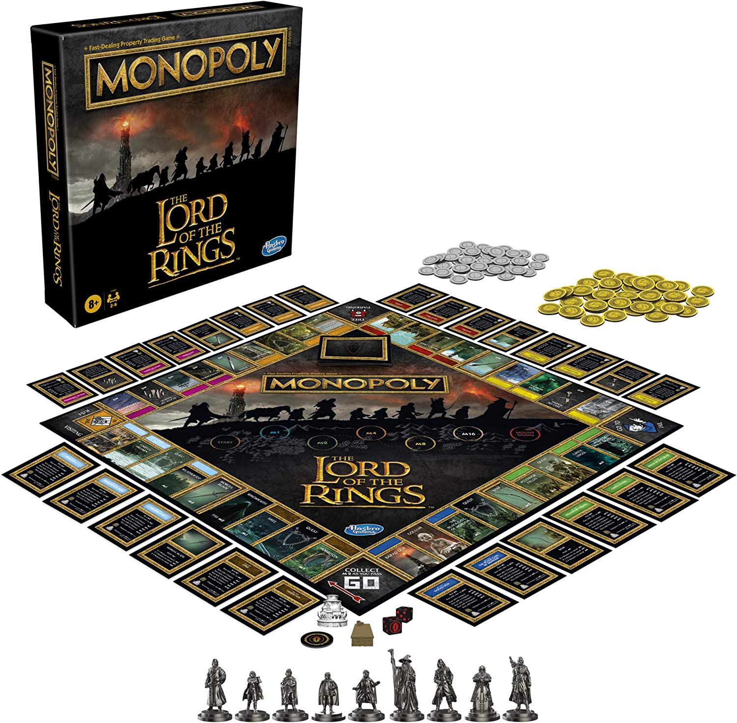 Настольная игра Hasbro Gaming Monopoly: The Lord of The Rings – купить по  выгодным ценам с доставкой из-за рубежа через сервис «CDEK.Shopping»