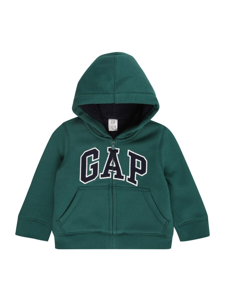 

Худи GAP Zip-Up Hoodie, цвет Emerald