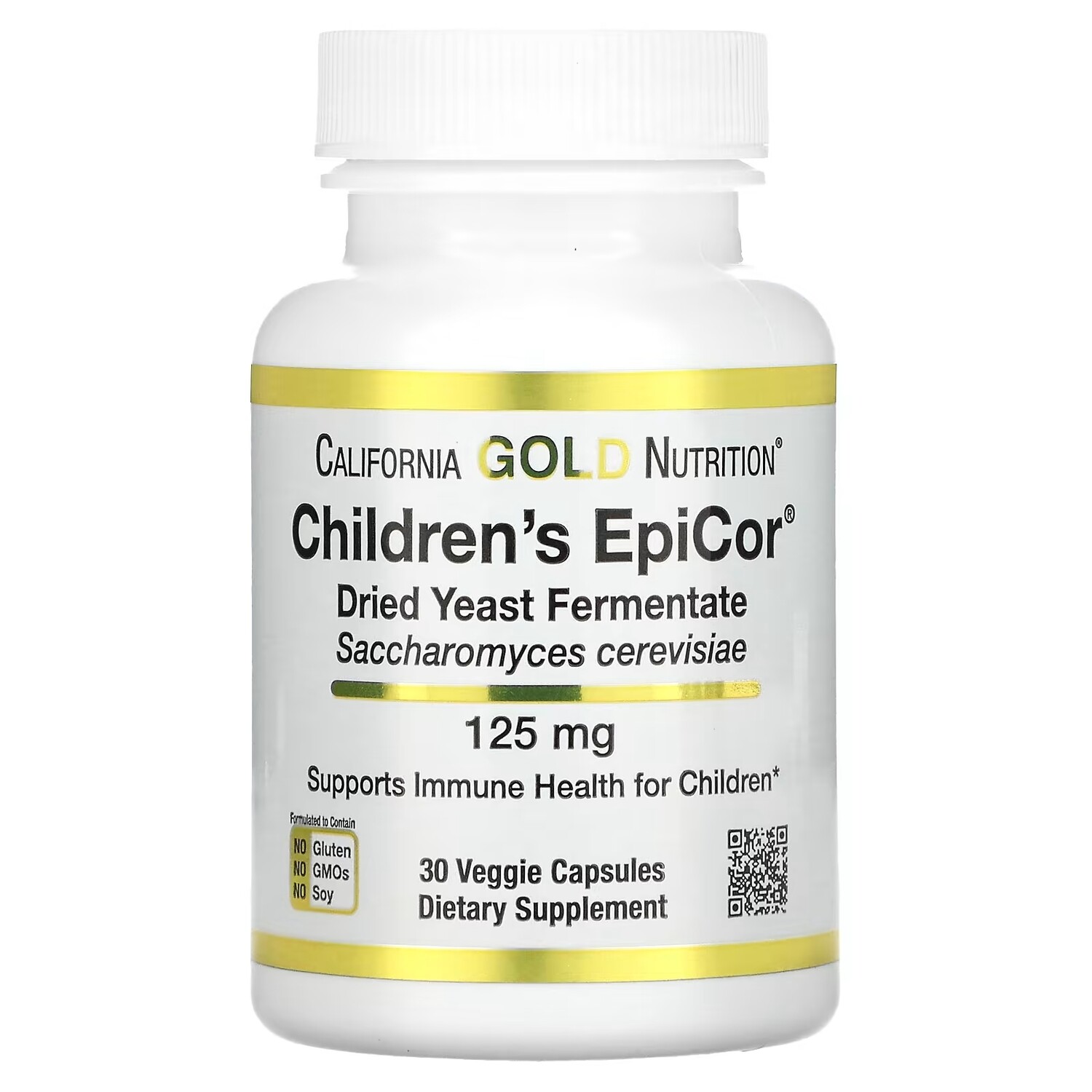 

Добавка для Детей California Gold Nutrition EpiCor, 30 капсул