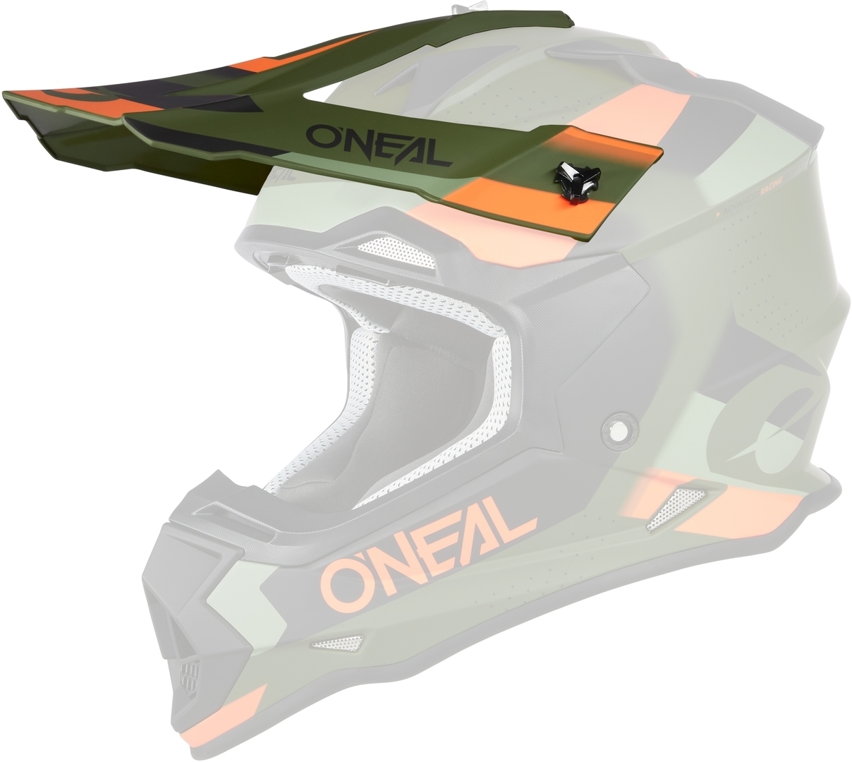 Козырек шлема Oneal 2Series Spyde, зеленый цена и фото