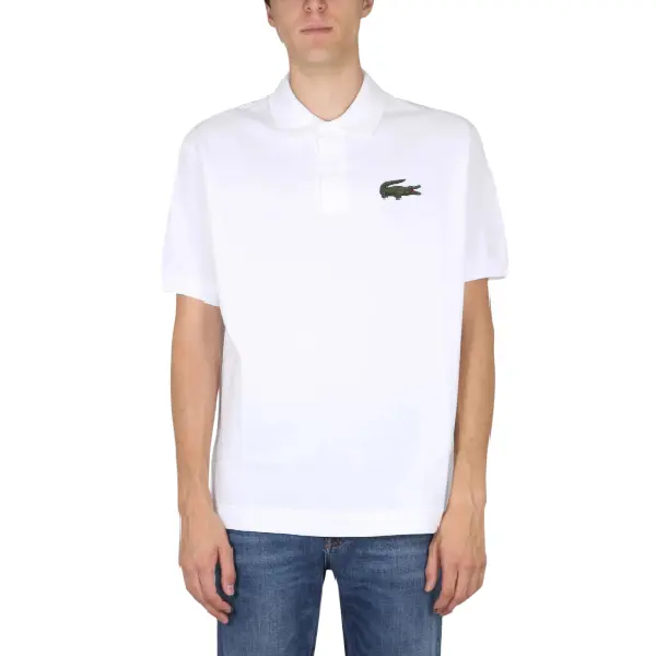 

Рубашка поло Lacoste Loose Fit, белый