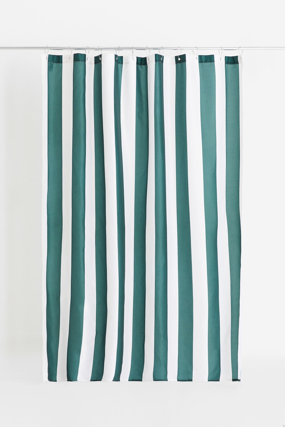 

Занавеска для душа H&M Home Striped, темно-зеленый