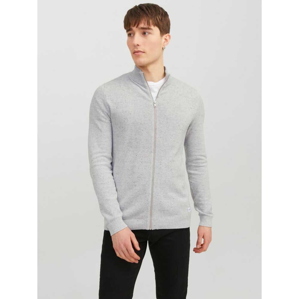 

Свитер Jack & Jones Hill Turtle Full Zip, серый