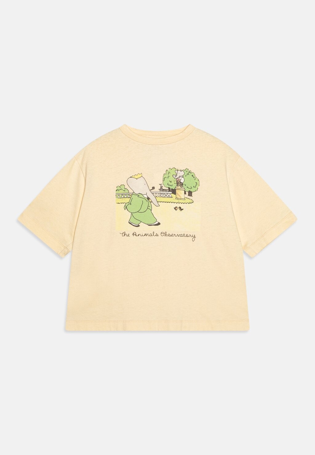 

Футболка с принтом ROOSTER KIDS UNISEX THE ANIMALS OBSERVATORY, цвет beige