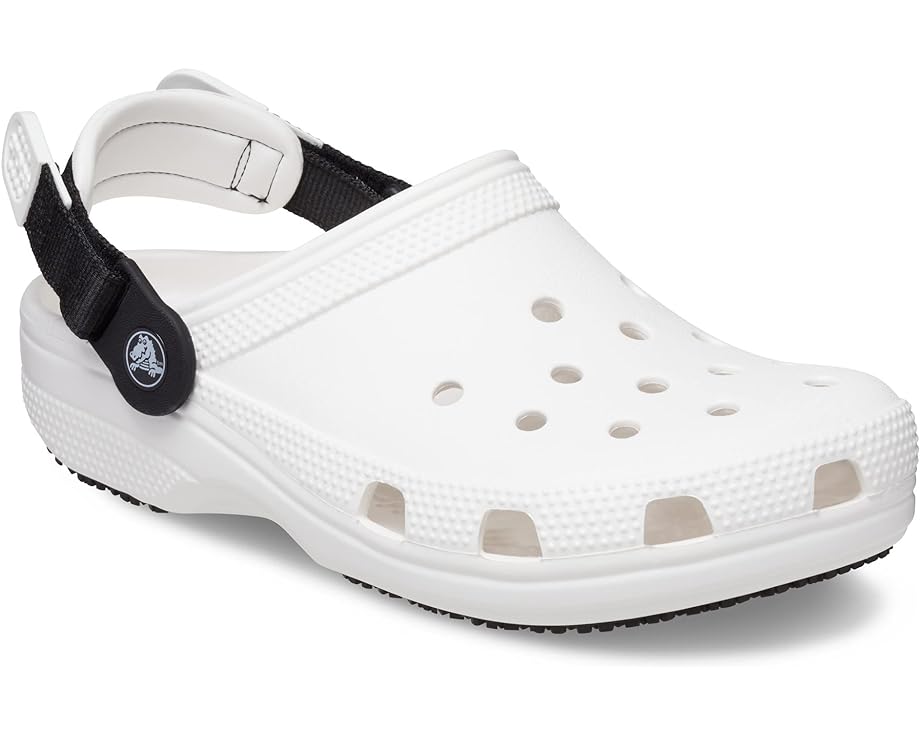 Сабо Crocs Work Classic Adjustable Slip Resistant, белый
