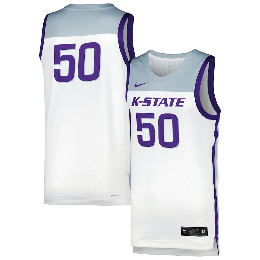 

Джерси Nike Kansas State Wildcats, белый
