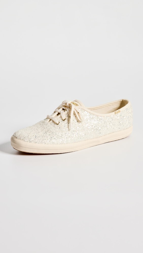 

Кроссовки Keds Champion Glitter Celebrations, кремовый