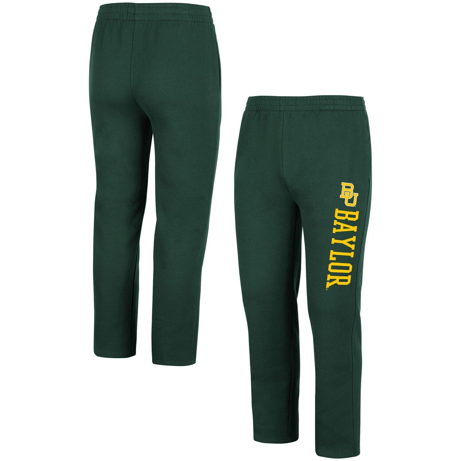 

Мужские зеленые флисовые брюки Baylor Bears Colosseum, Зеленый