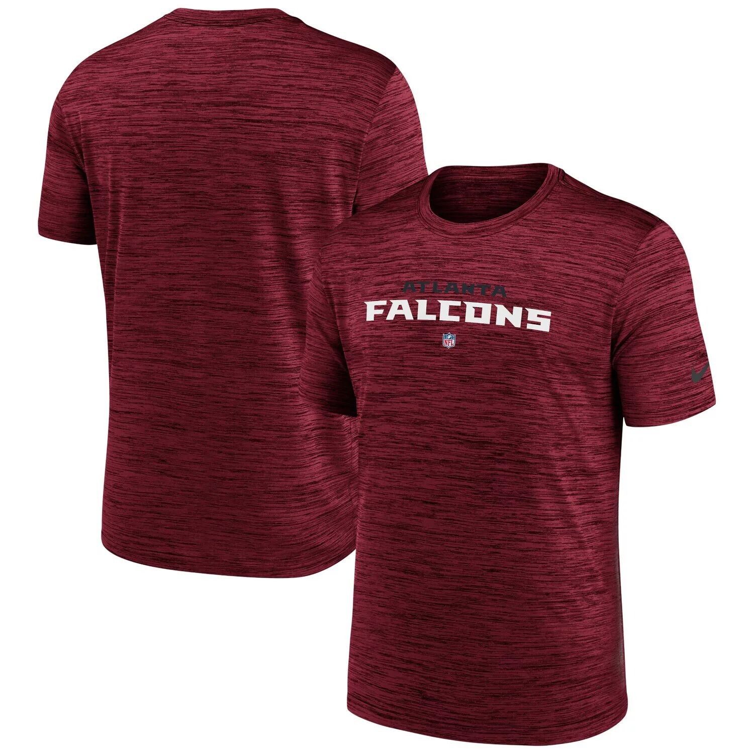 

Мужская красная футболка Atlanta Falcons Velocity Performance Nike, Красный