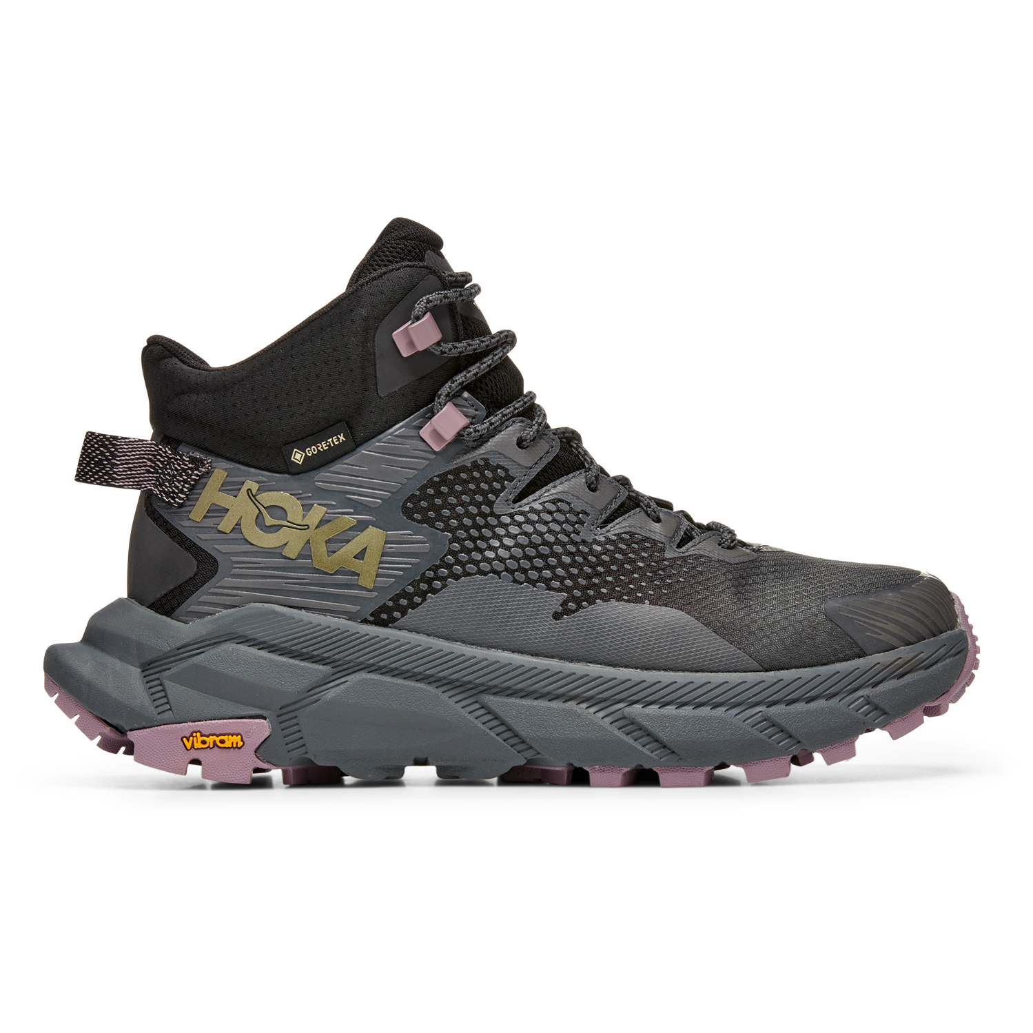Ботинки для прогулки Hoka Women's Trail Code GTX, цвет Black/Castlerock