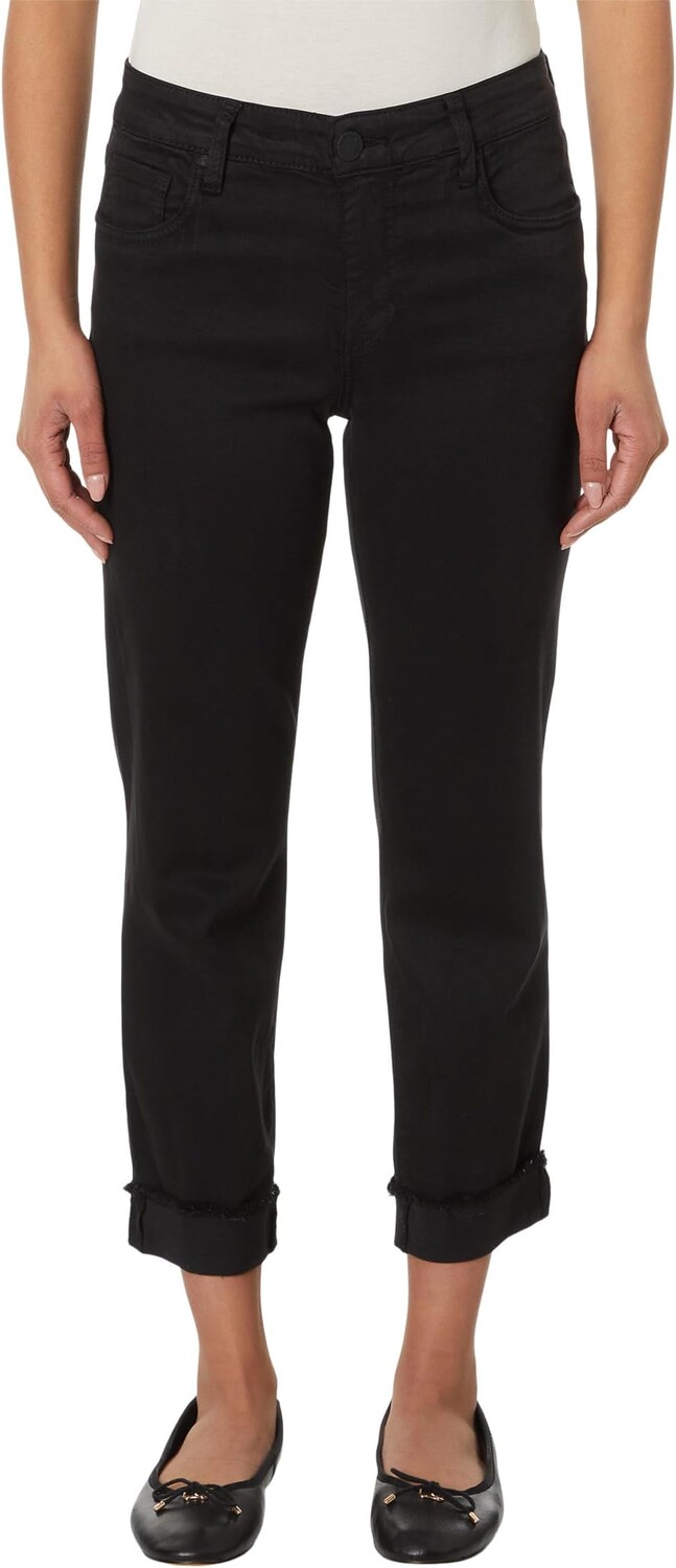

Джинсы Amy Crop Straight Leg Jeans KUT from the Kloth, черный