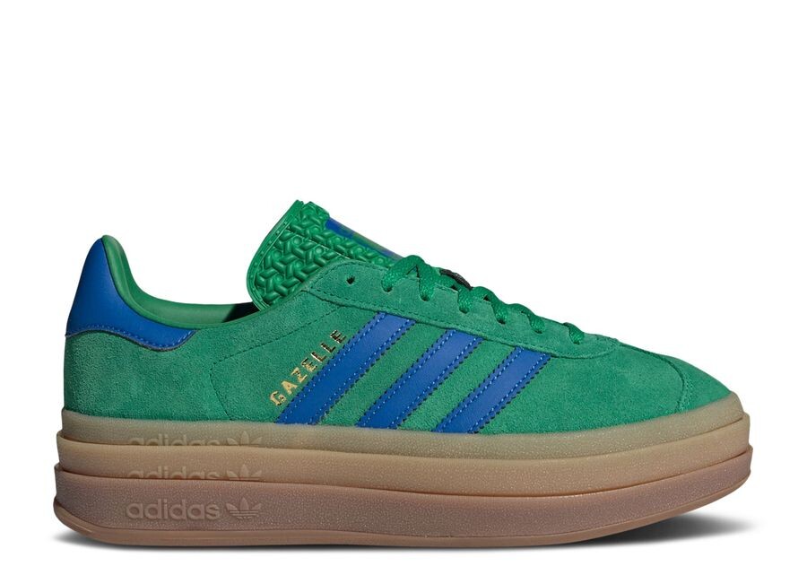 

Кроссовки adidas Wmns Gazelle Bold, цвет Green Blue Gum