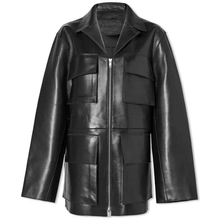 Куртка Stand Studio Rumi Leather, черный куртка stand studio icon leather темно зеленый