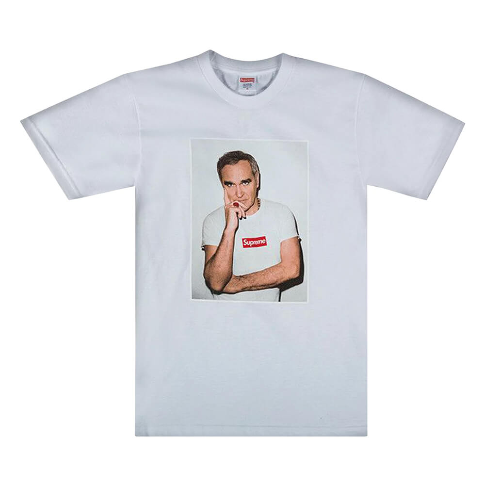 Футболка Supreme Morrissey, белый футболка supreme morrissey красный