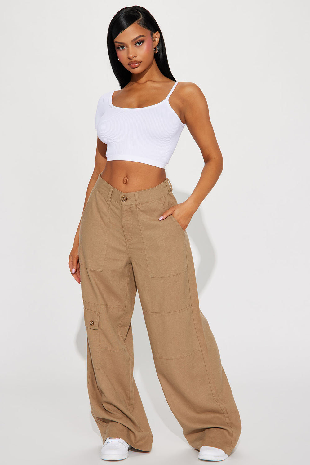 

Брюки Fashion Nova DV27476Z, хаки