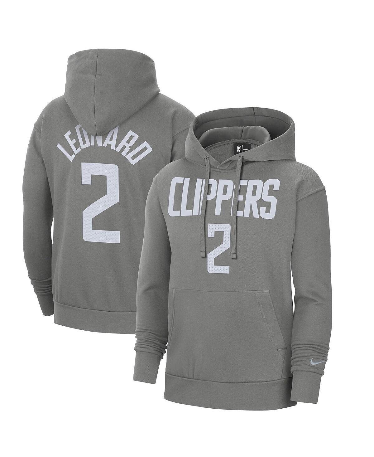 

Толстовка с капюшоном Nike Kawhi Leonard 2020/21 Earned Edition Size M/L, серый