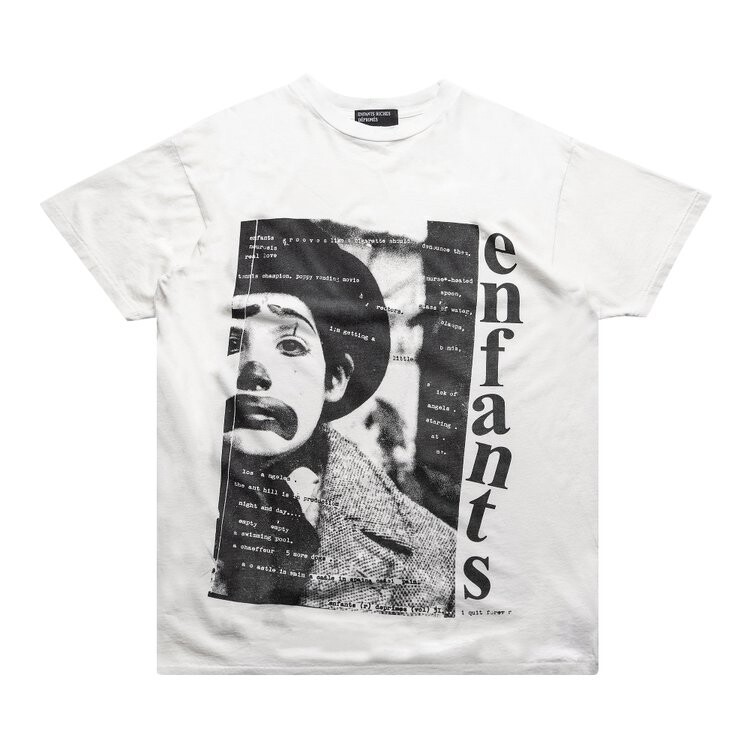 

Футболка Enfants Riches Déprimés Sad Clown T-Shirt 'White', белый
