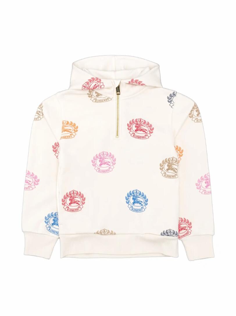 

Хлопковое худи с монограммой Burberry
