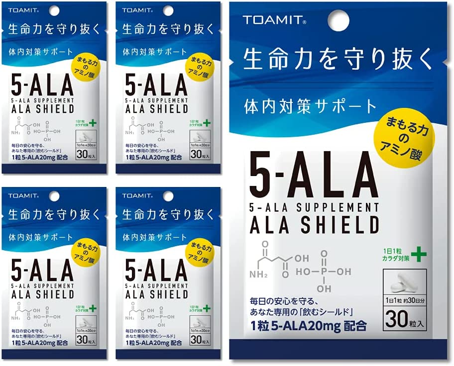 5-аминолевулиновая кислота Evita Ala Shield, 30 гранул, 5 предметов цена и фото