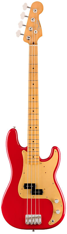 цена Бас-гитара Fender 0149612354 Vintera '50s Precision Bass, кленовый гриф - красный дакота 0149612354 Vintera '50s Precision Bass, Maple Fingerboard - Dakota Red