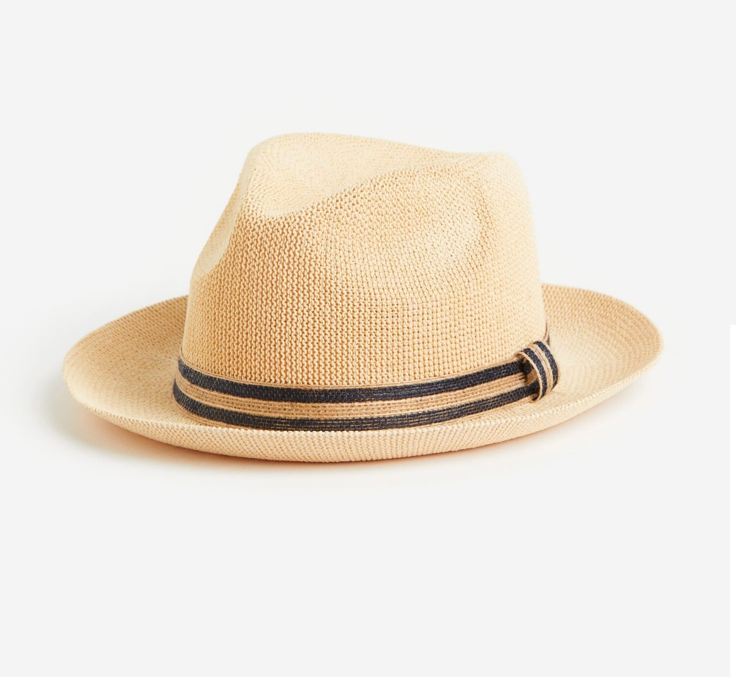 

Шляпа H&M Straw Hat, бежевый, черный