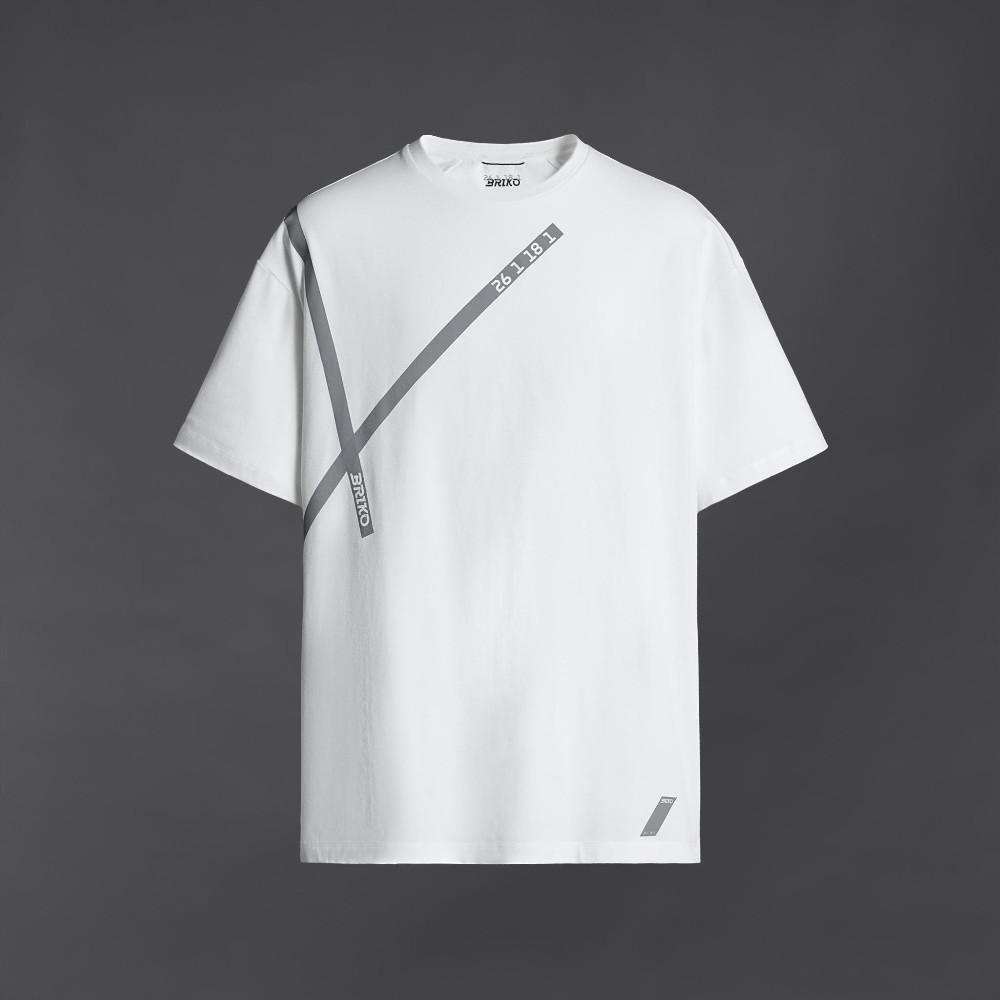 Спортивная футболка Zara Briko Print, белый