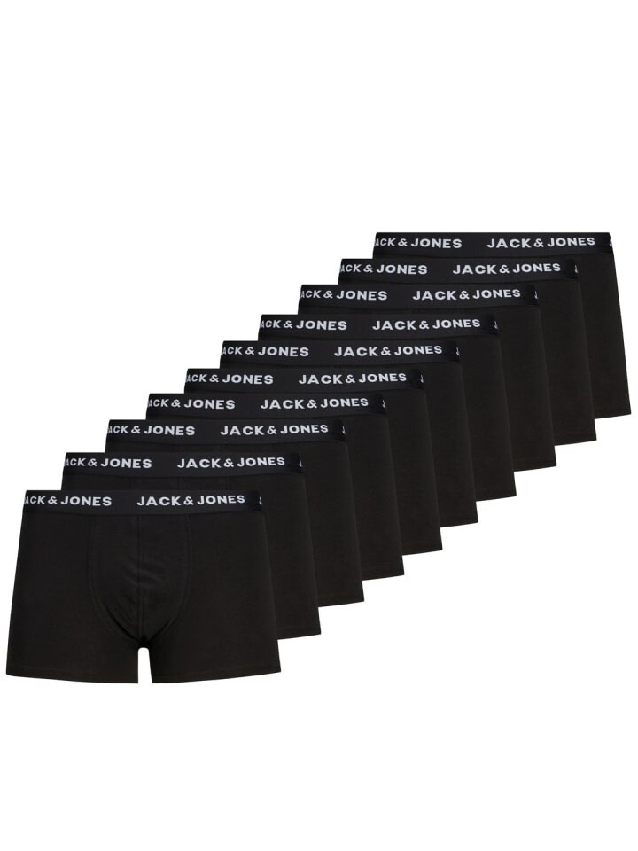 

Боксеры Jack & Jones Trunk JACSOLID TRUNKS 10er Pack slim, разноцветный