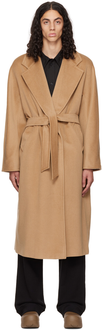

Светло-коричневое пальто Madame Max Mara, Коричневый
