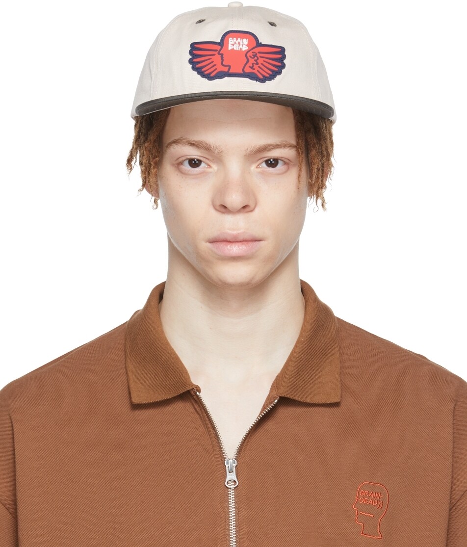 

Бейсболка Off-White Afterlife с шестью панелями Brain Dead