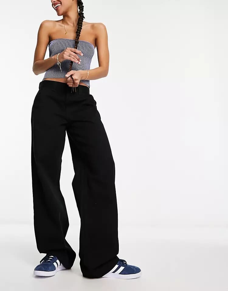 

Брюки Dr Denim Hill Baggy Fit, черный
