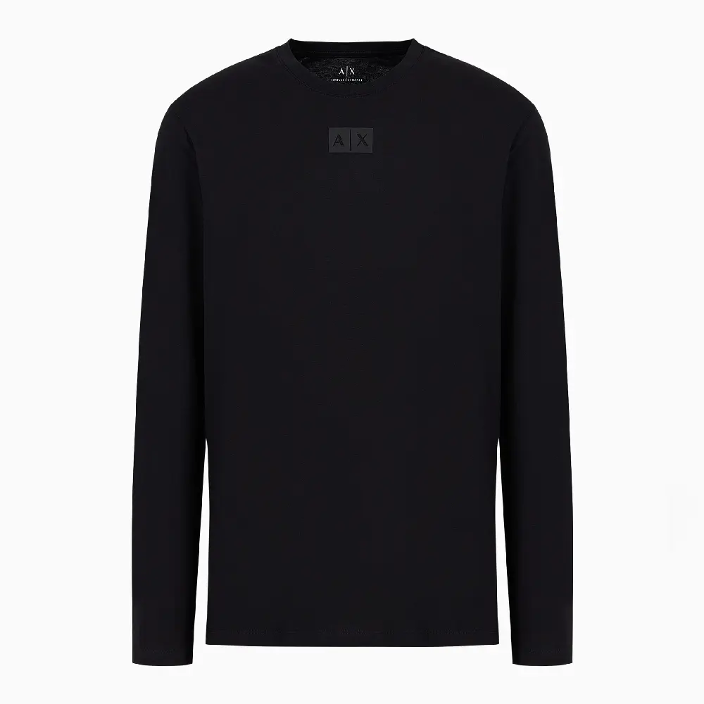 

Лонгслив Armani Exchange, черный