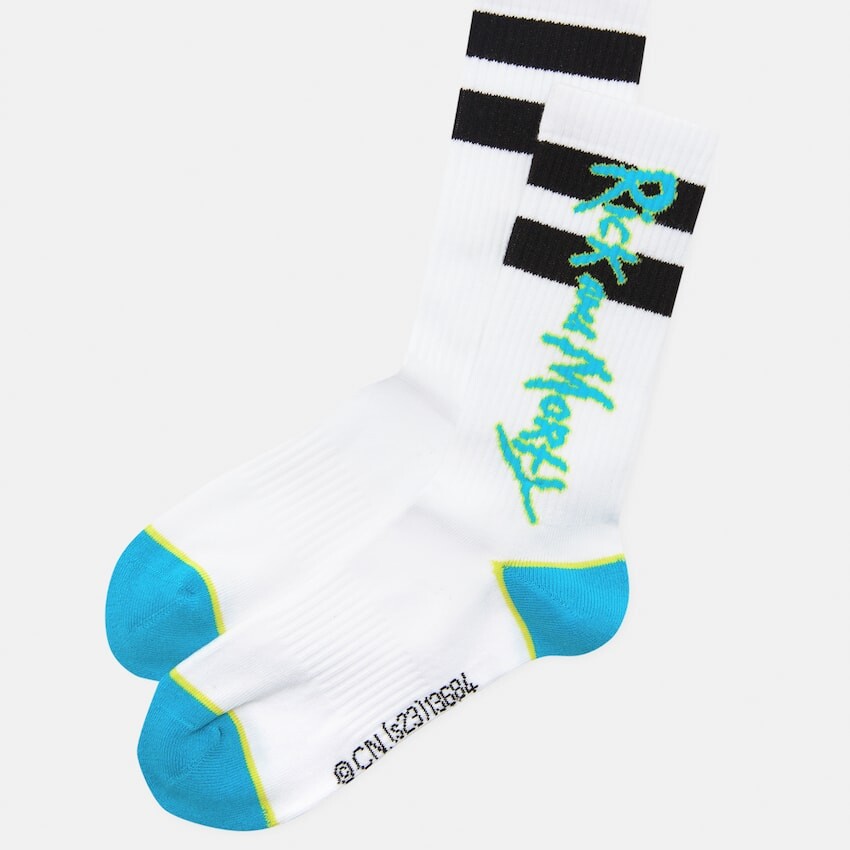 

Носки Pull&Bear Long Rick & Morty, белый/черный/синий