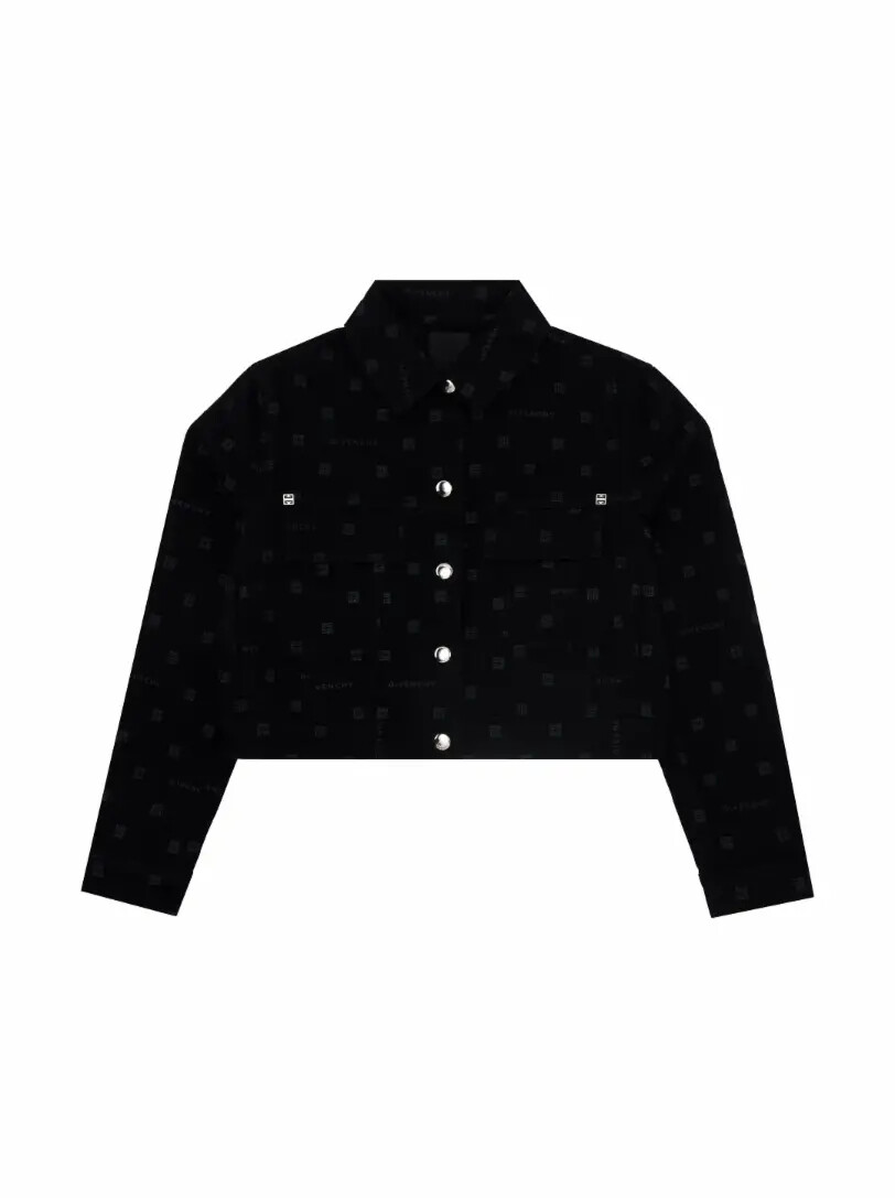 

Джинсовая куртка с монограммой Givenchy