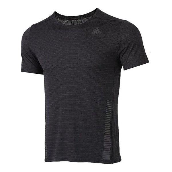 Футболка Adidas Premium Tee M Reflective Running Sports Short Sleeve Black, Черный