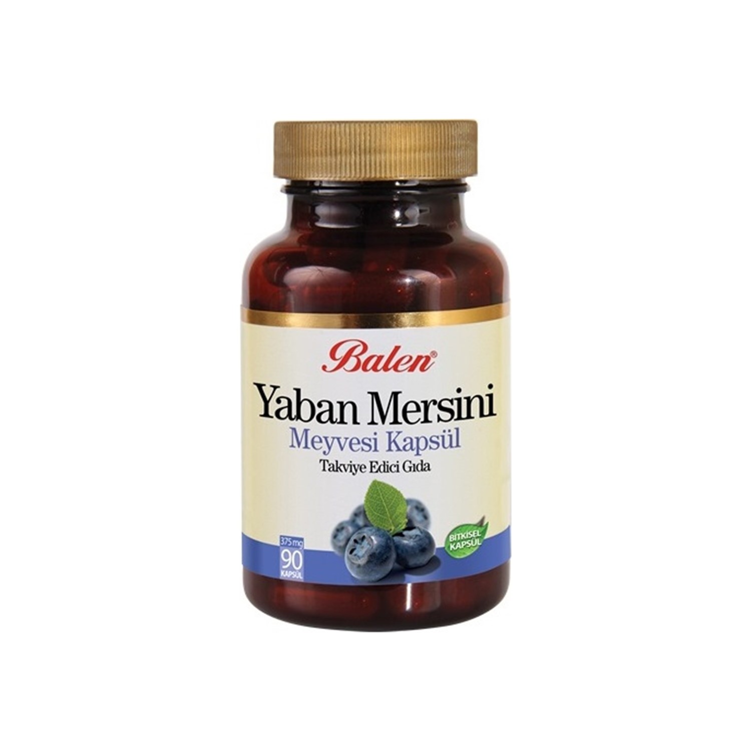 Экстракт черники Balen 375 мг, 90 капсул blueberry