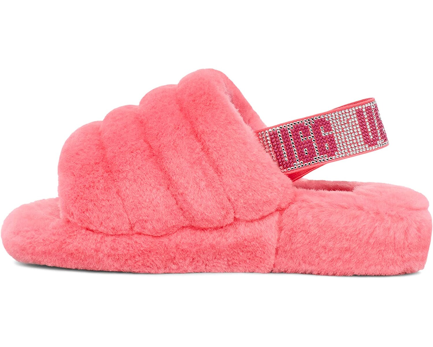 

Слипперы Fluff Yeah Slide UGG, розовый жасмин