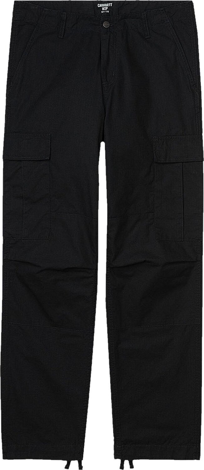 

Брюки Carhartt WIP Regular Cargo Pant 'Black Rinse', черный