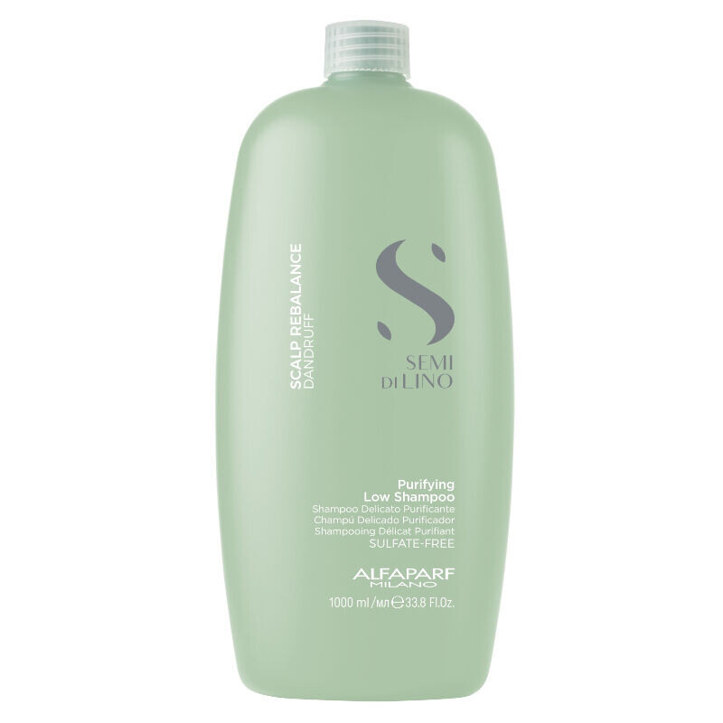 Alfaparf Semi Di Lino Scalp Purifying малопенящийся очищающий шампунь против перхоти, 1000 мл