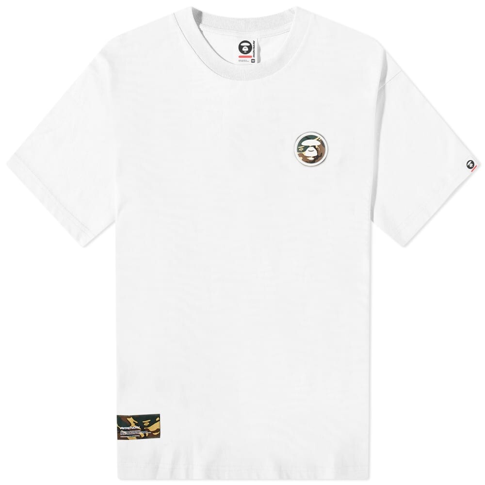 

Футболка AAPE Now Camo Silicone Badge Tee