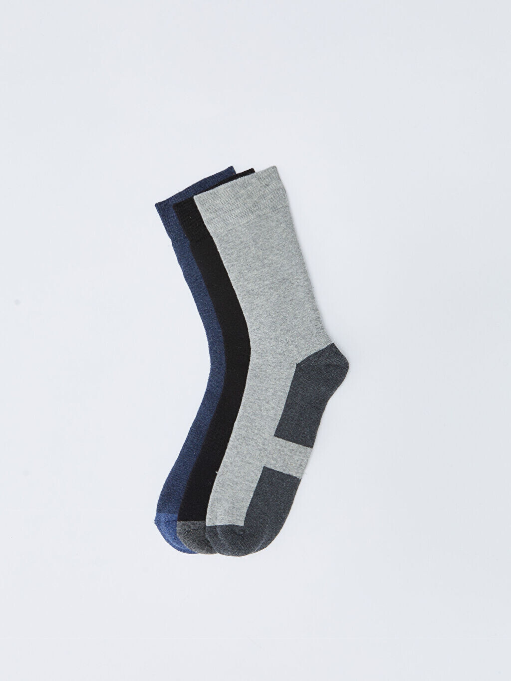 

Набор из 3 мужских носков в стиле колор-блок LCW Accessories