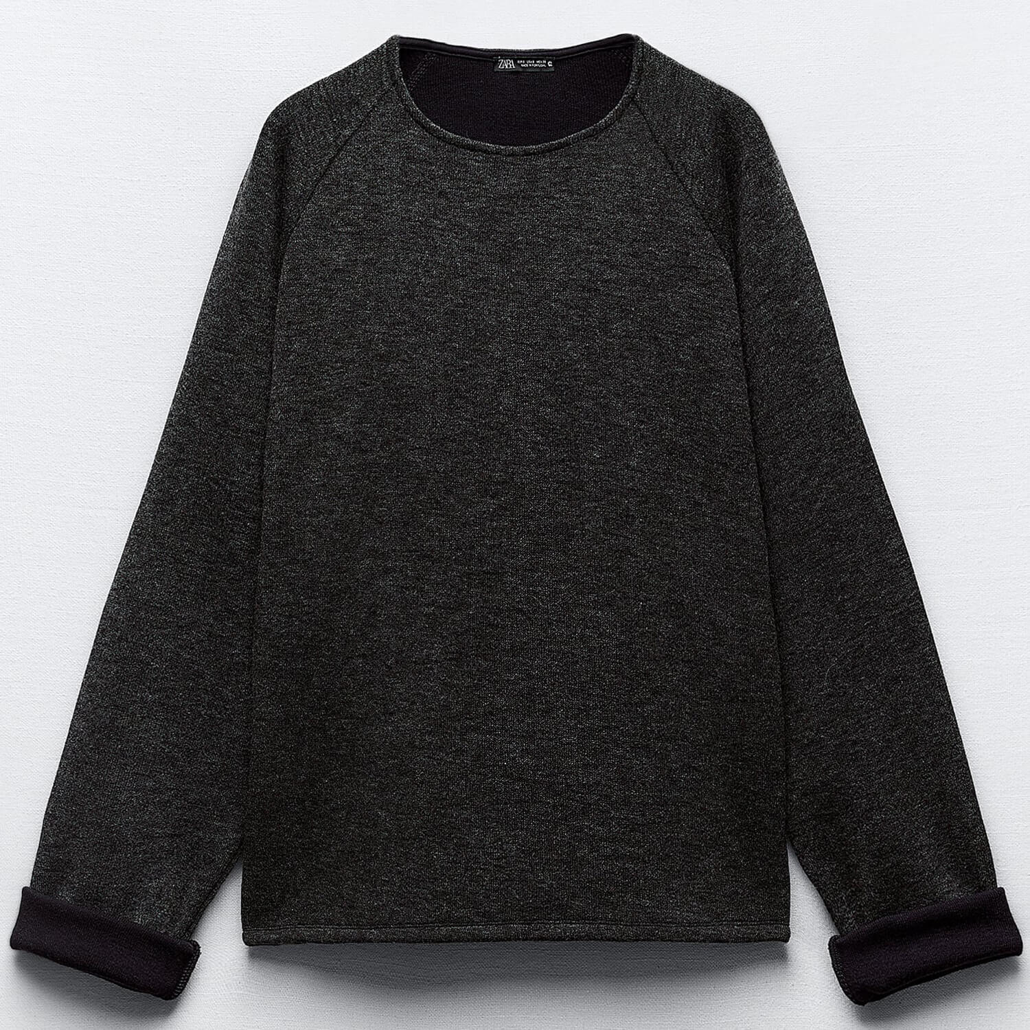 

Свитшот Zara Contrast, серый