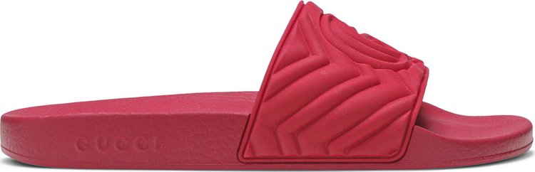 Сандалии Gucci Logo Slide Red, красный