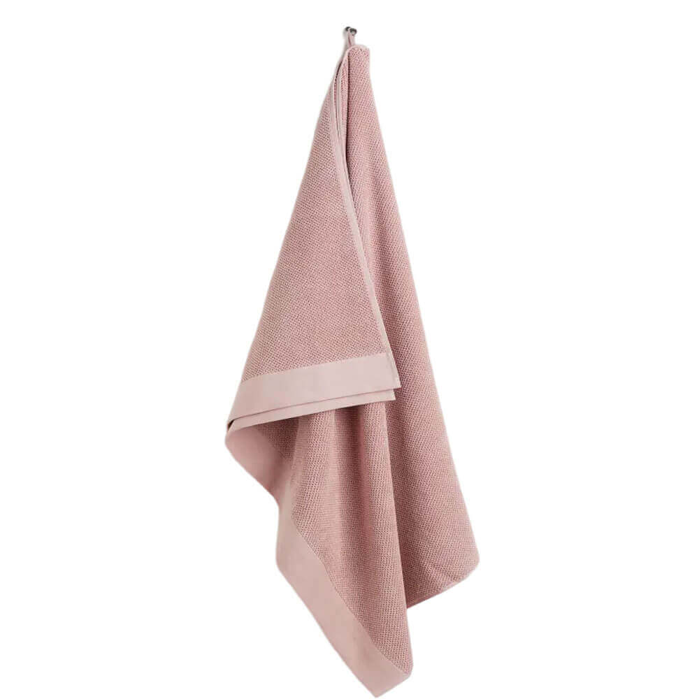 Банное полотенце H&M Home Cotton Terry, светло-розовый коралловый бархат сухая шапочка для волос быстросохнущее полотенце полотенце с пуговицами тюрбан сухое банное полотенце двусторонняя