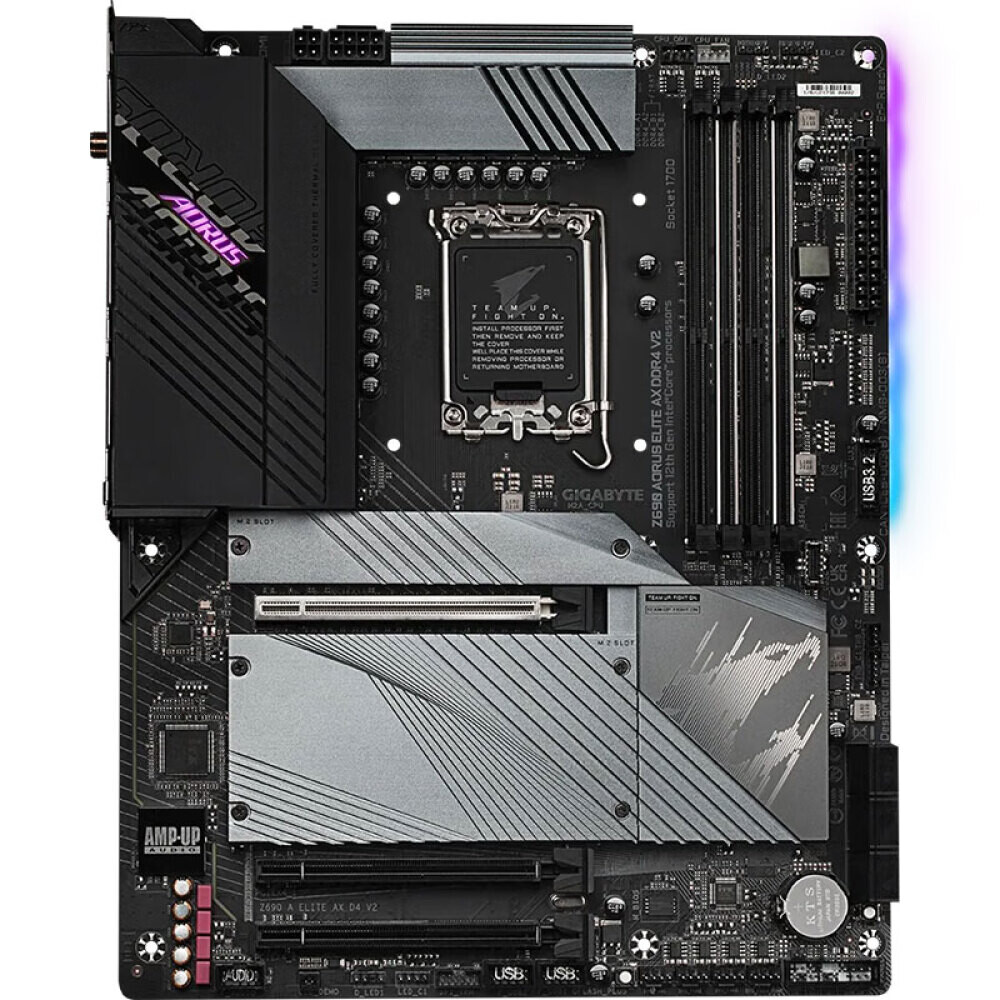 

Материнская плата Gigabyte Z690 AORUS ELITE AX DDR4 V2, LGA1700, WIFI
