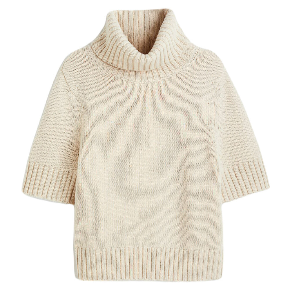 

Водолазка H&M Cashmere-blend Turtleneck, светло-бежевый