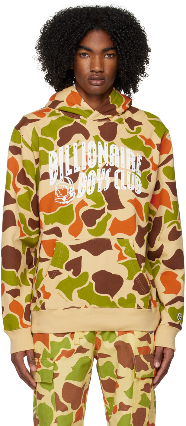 

Бежевый худи с камуфляжным принтом Arch Billionaire Boys Club